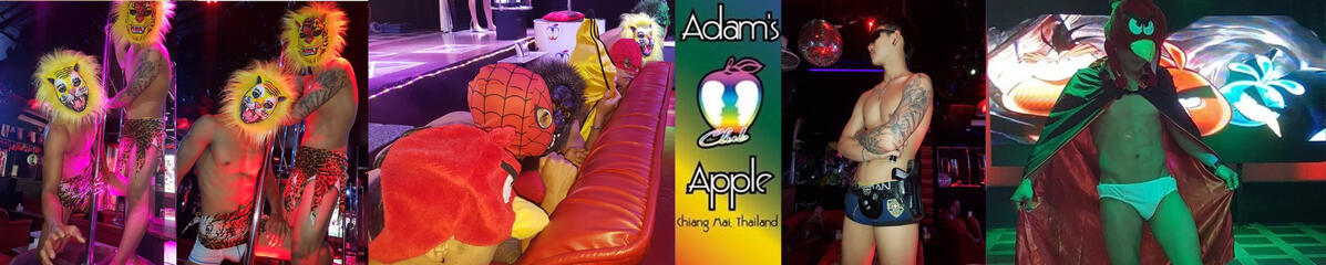 Adult entertainment Chiang Mai at Adams Apple Club gay friendly Venue