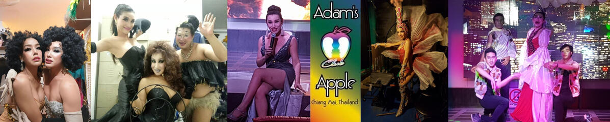 Ladyboy Show at Adams Apple Club gay friendly Venue in Chiang Mai
