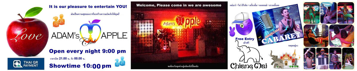Gay friendly Bar Chiang Mai with Live Shows at Adams Apple Club